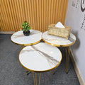 Black & White Coffee & Decor Table Set of 3 – Timber house